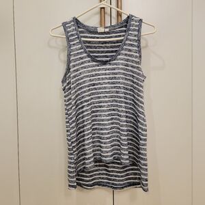 GAP High-low stripped tank top
